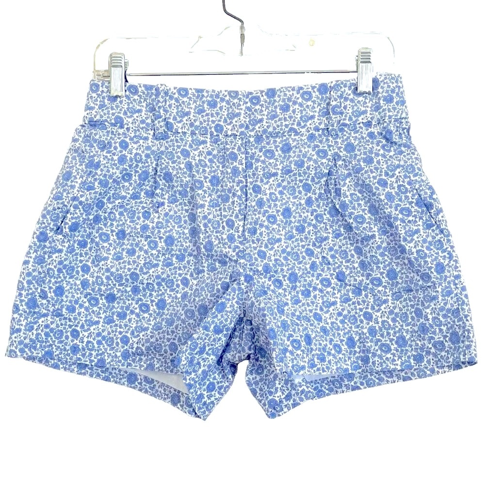 J. Crew Liberty Fabric Floral Shorts Size 0 Summer Beach Vacation - Picture 3 of 12
